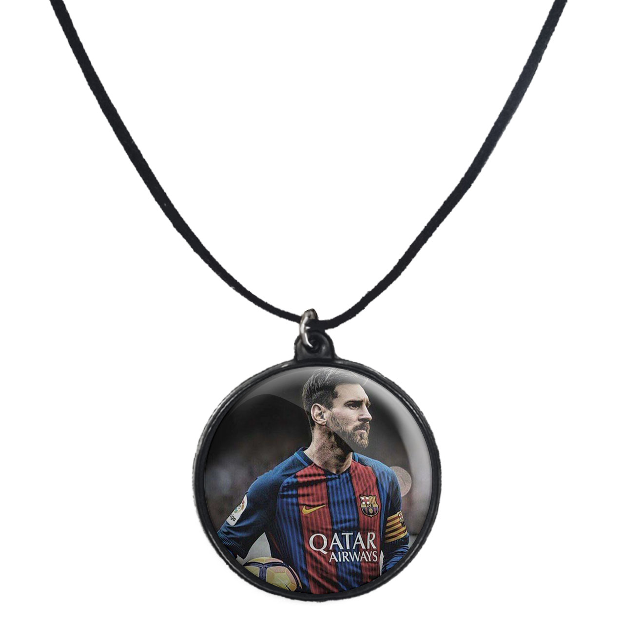 گردنبند پرمانه طرح مسی کد pmb.8696 مدل دو طرفه