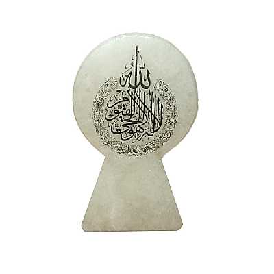 سنگ نمک دکوری مدل دایـره آیـه دار کد 445