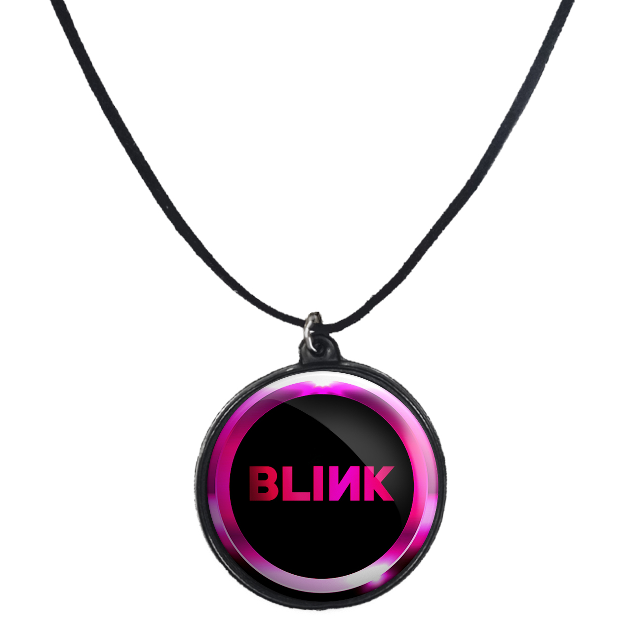 گردنبند پرمانه طرح بلک پینک کد pmb.64