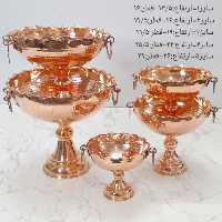 جام پایه دار چکشی نانو شده زنجان هیچ گونه تغییر رنگی نداره