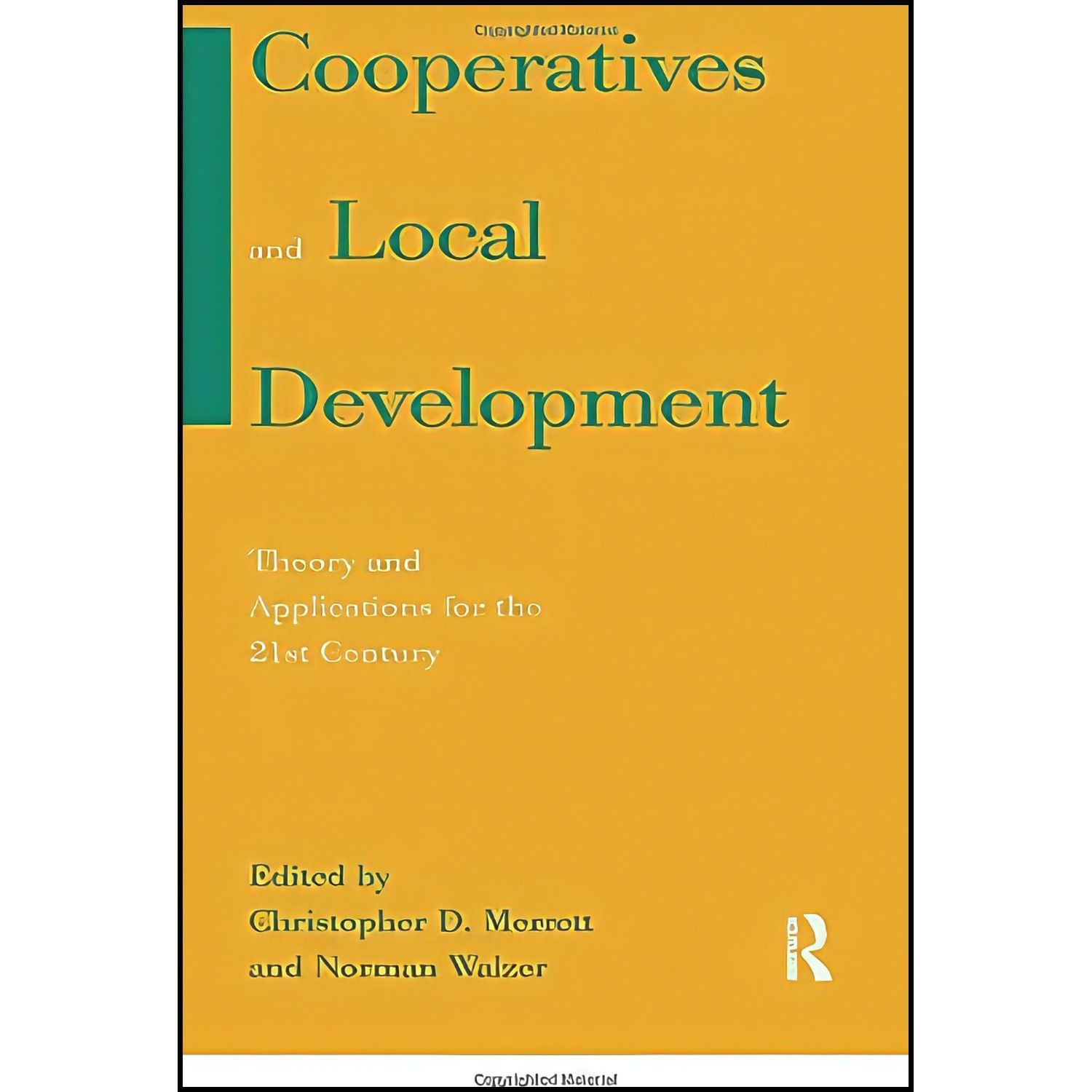 کتاب زبان اصلی Cooperatives and Local Development اثر جمعی از نویسندگان