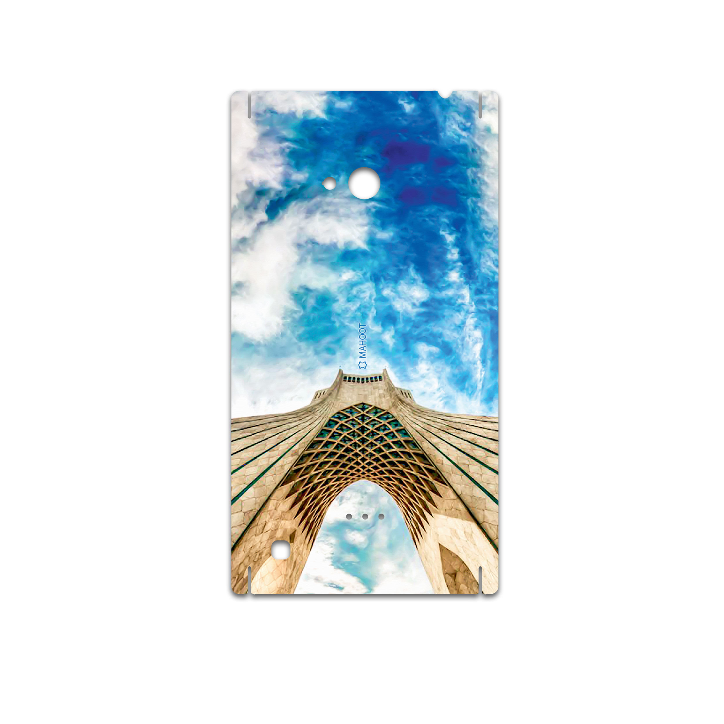 برچسب پوششی ماهوت مدل AZADI-Tower مناسب برای گوشی موبایل نوکیا Lumia 720