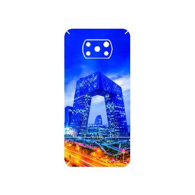 برچسب پوششی ماهوت مدل Beijing city مناسب برای گوشی موبایل شیائومی Poco X3 NFC