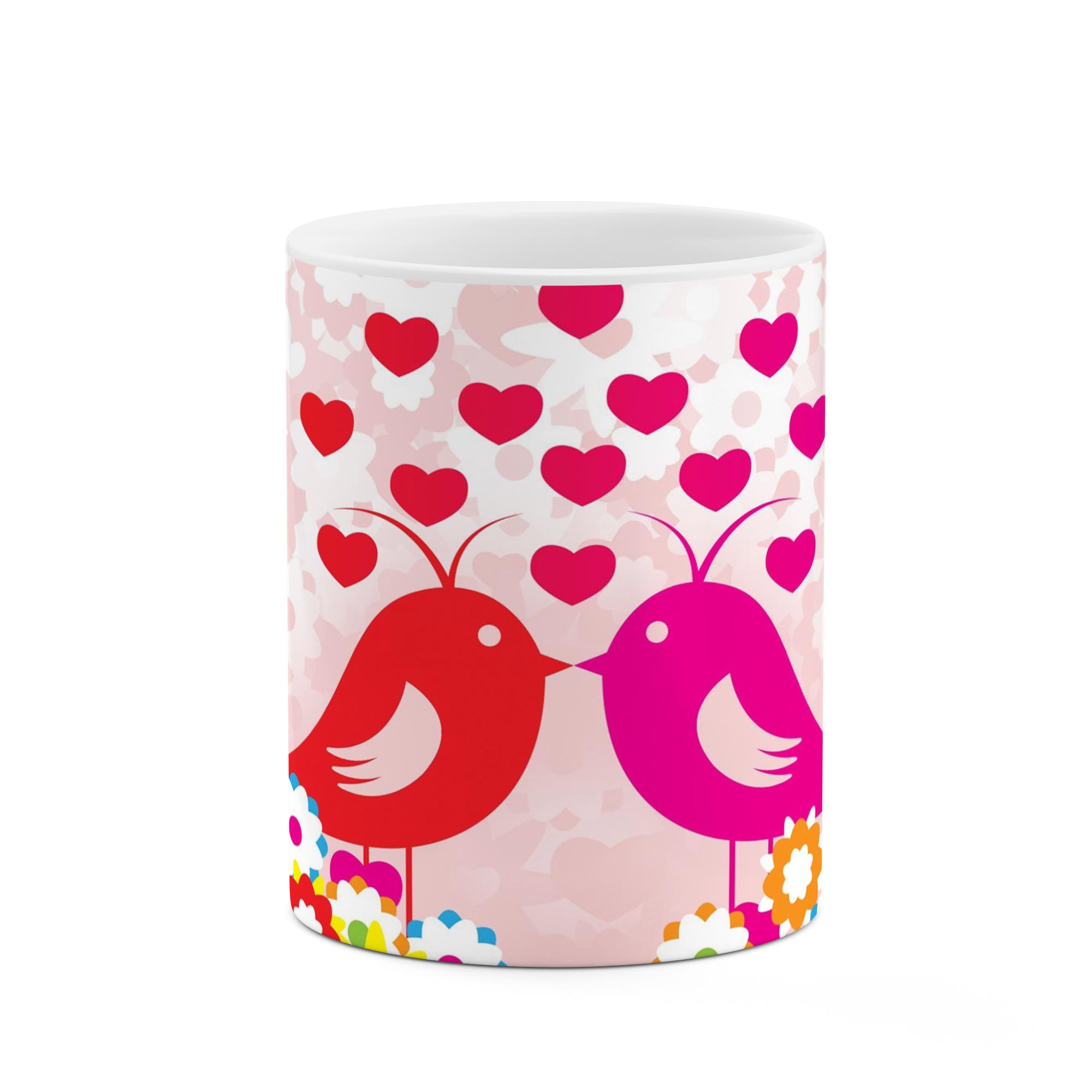 ماگ طرح قنجشگان عاشق مدل mgp00954