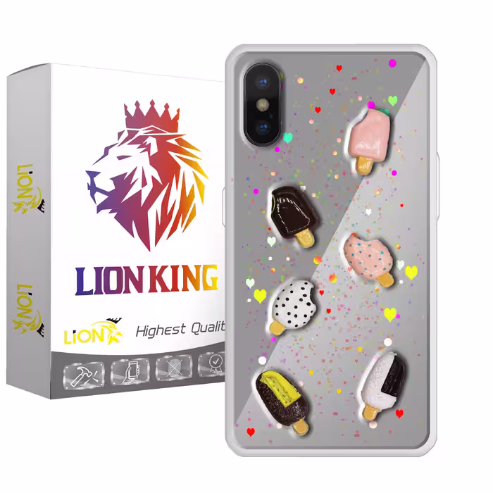 کاور لاین کینگ مدل kaktoosghalbdar مناسب برای گوشی موبایل اپل iphone X XS