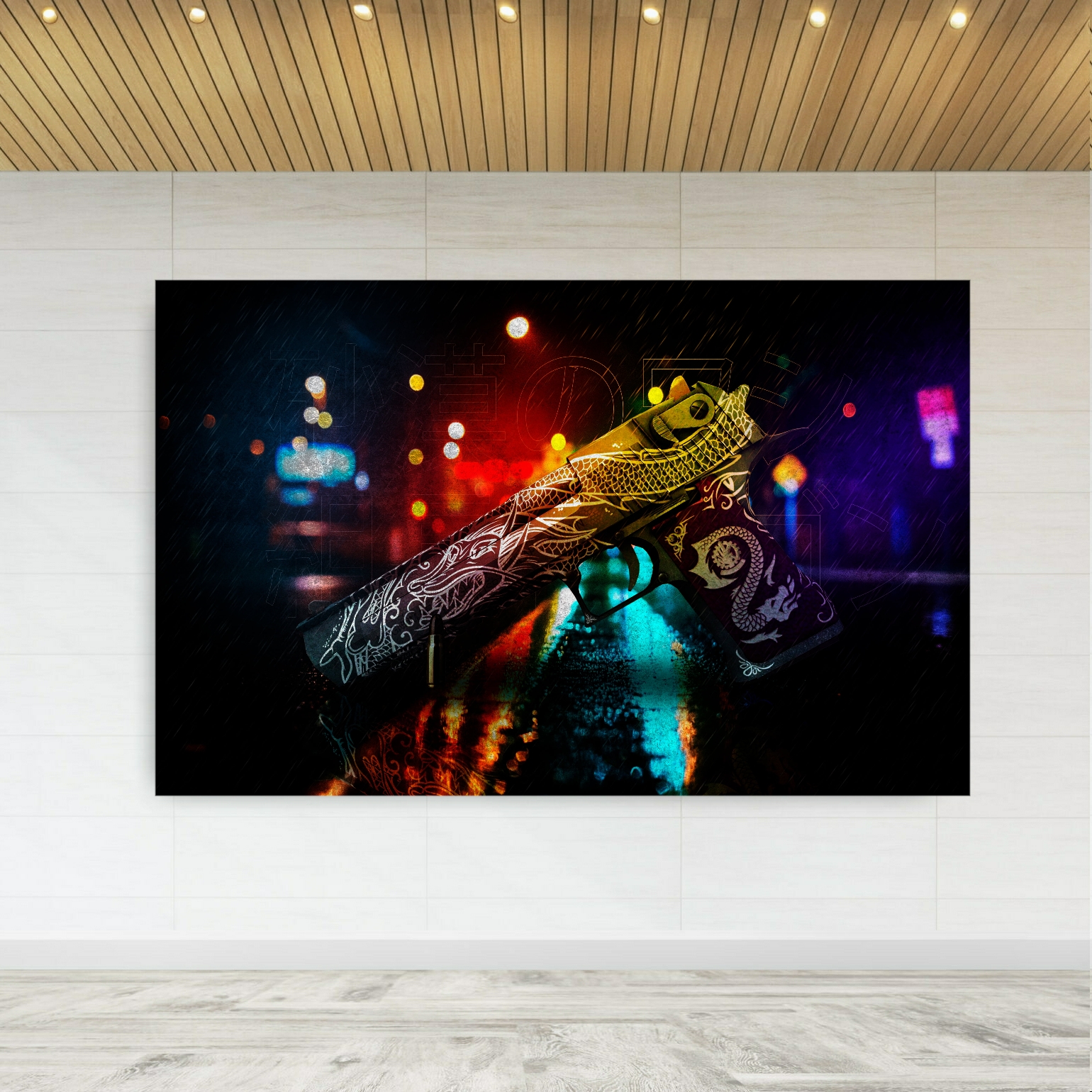 تابلو بوم طرح گیم Counter Strike مدل SDB1653