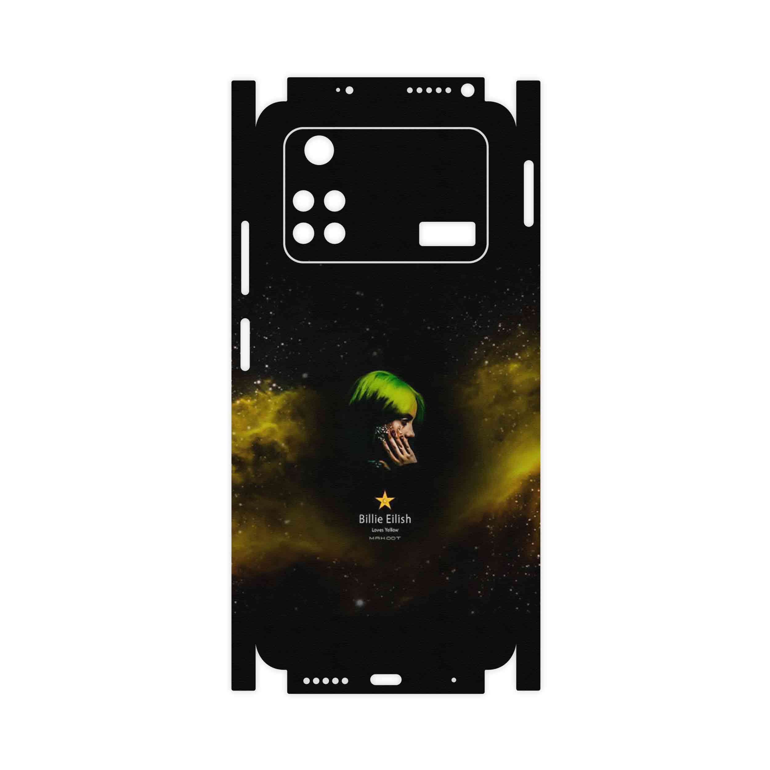 برچسب پوششی ماهوت مدل Billie Eilish-FullSkin مناسب برای گوشی موبایل شیائومی Poco M4 Pro 4G