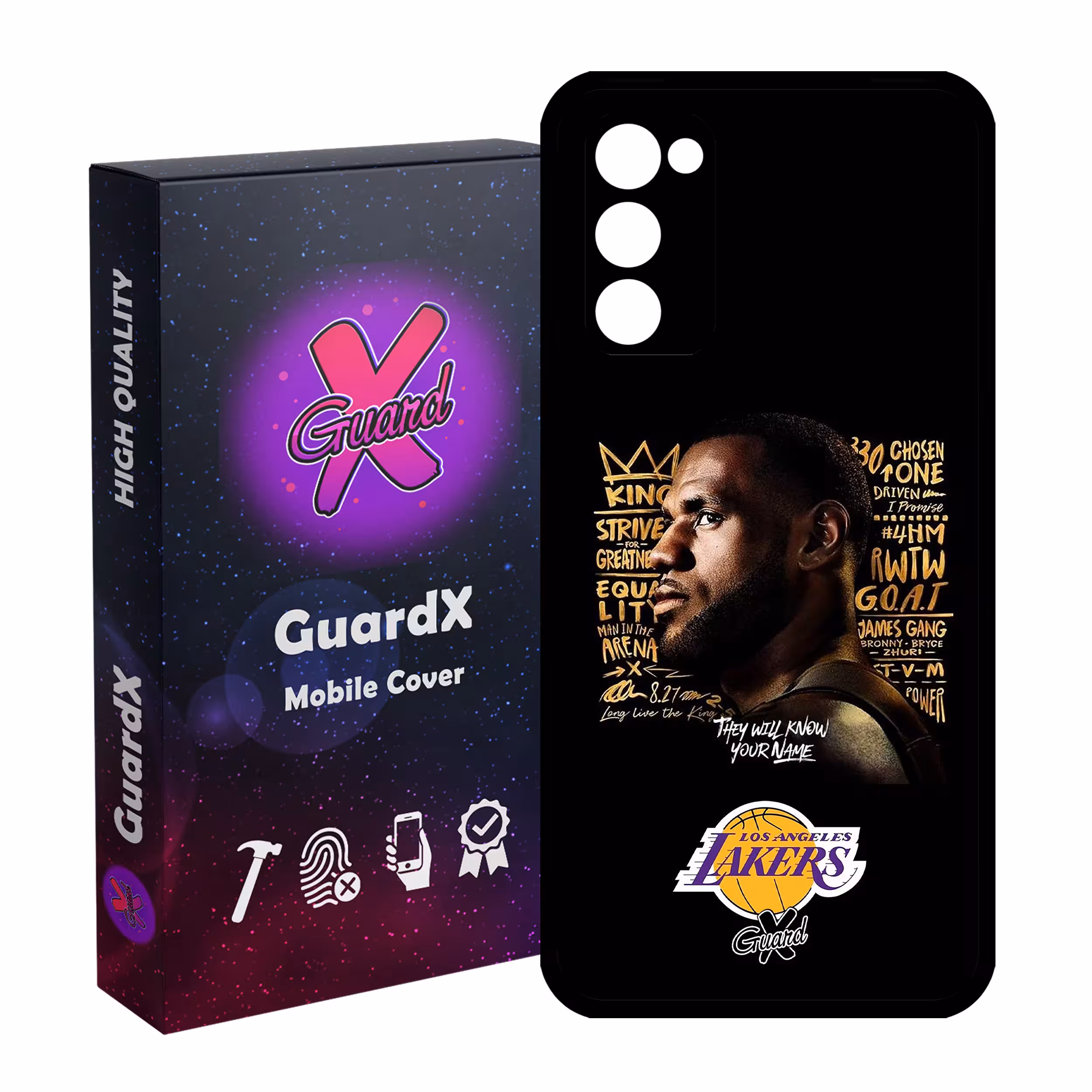 کاور گارد ایکس طرح Lebron James مدل Glass10120 مناسب برای گوشی موبایل سامسونگ Galaxy S20 FE