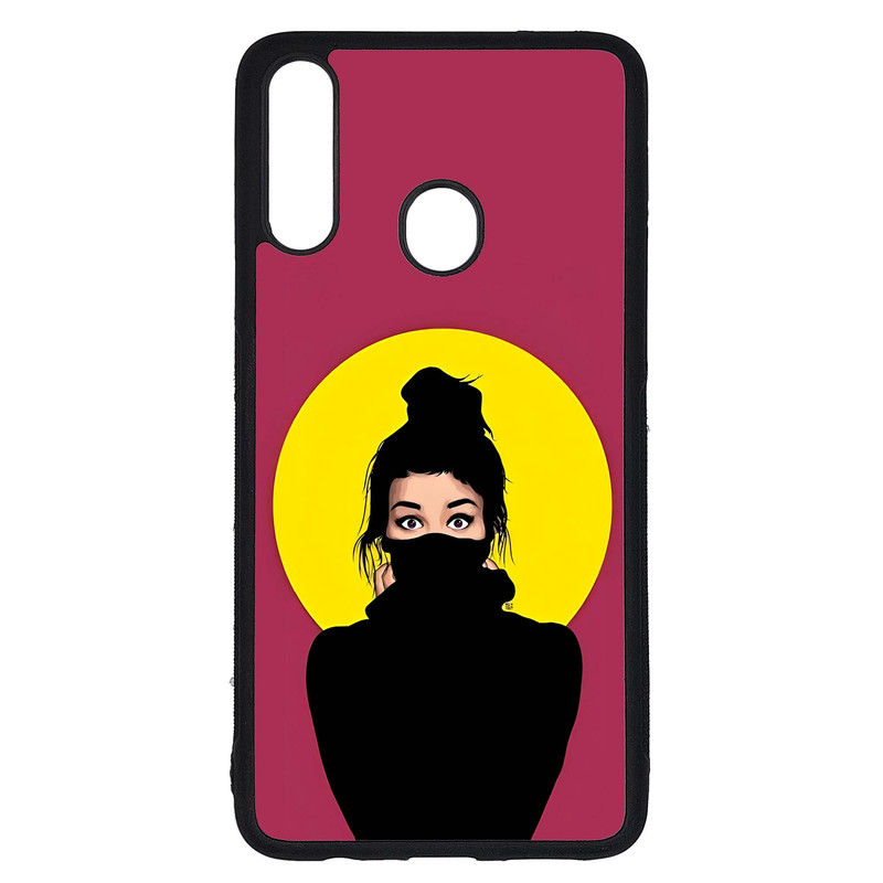 کاور طرح دختر کد G-053 مناسب برای گوشی موبایل سامسونگ Galaxy A20s | دیجی قاب دونی