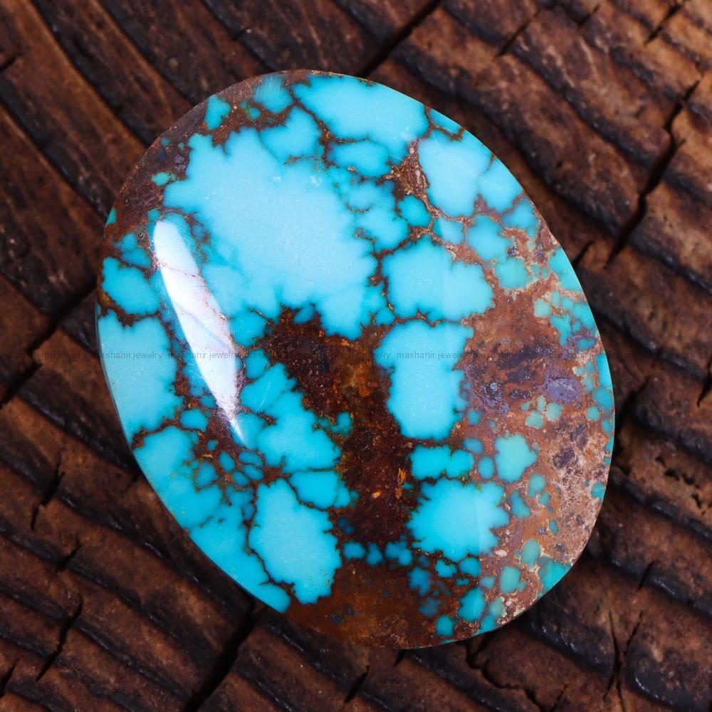 نگین فیروزه شجری کد 12625 - جواهری مشاهیر