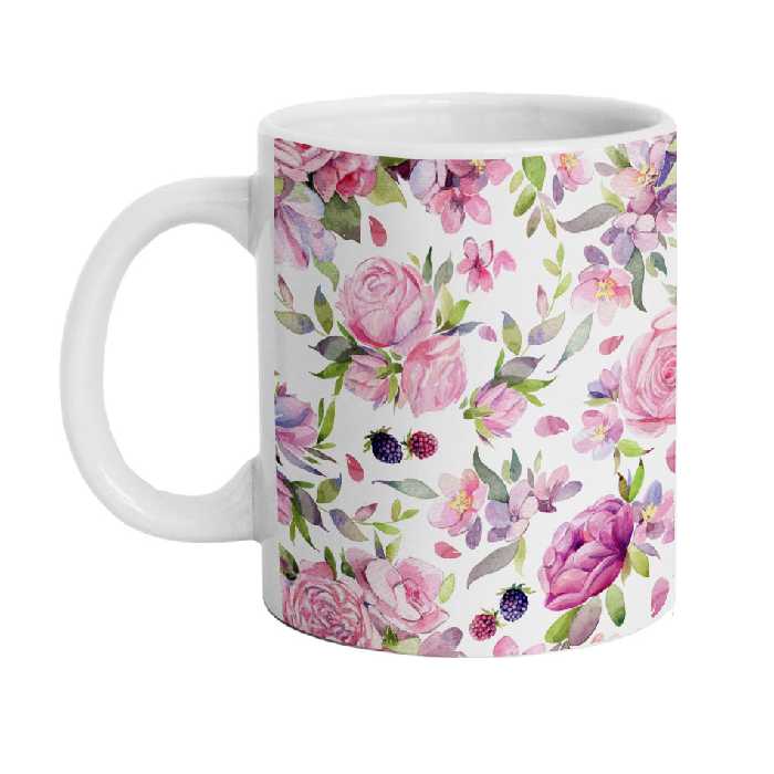 ماگ دارلی طرح گل مدل M1522