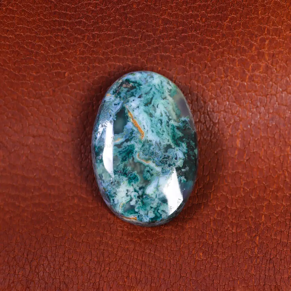 نگین عقیق شجر کد 16562 - جواهری مشاهیر