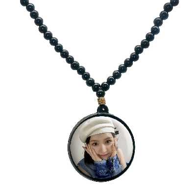 گردنبند پرمانه طرح red velvet کد pmd.12346 مدل دو طرفه