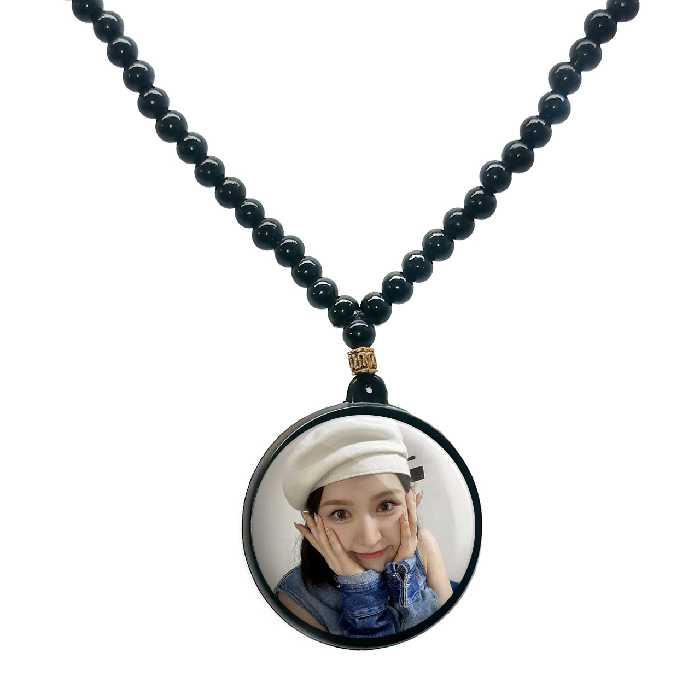 گردنبند پرمانه طرح red velvet کد pmd.12346 مدل دو طرفه