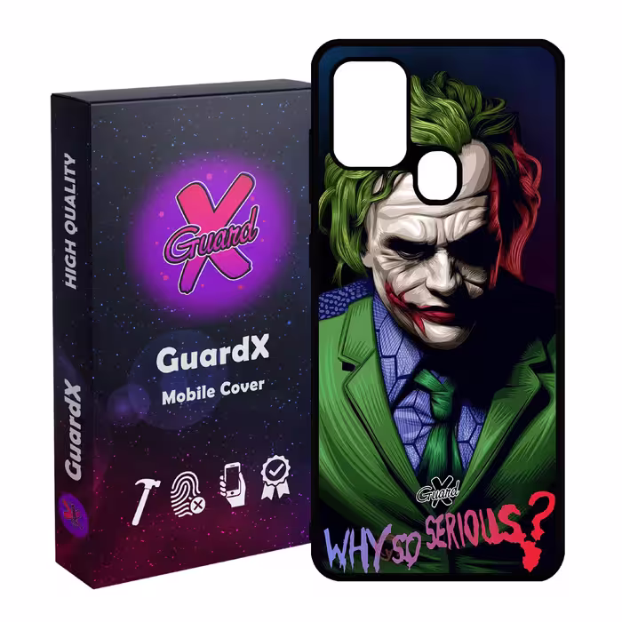 کاور گارد ایکس طرح Joker مدل Glass10187 مناسب برای گوشی موبایل سامسونگ Galaxy A21s