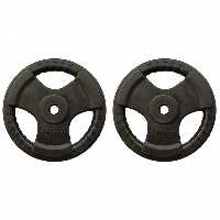 وزنه هالتر 10 کیلویی مدل فرمانی تمام لاستیک، دو عددی