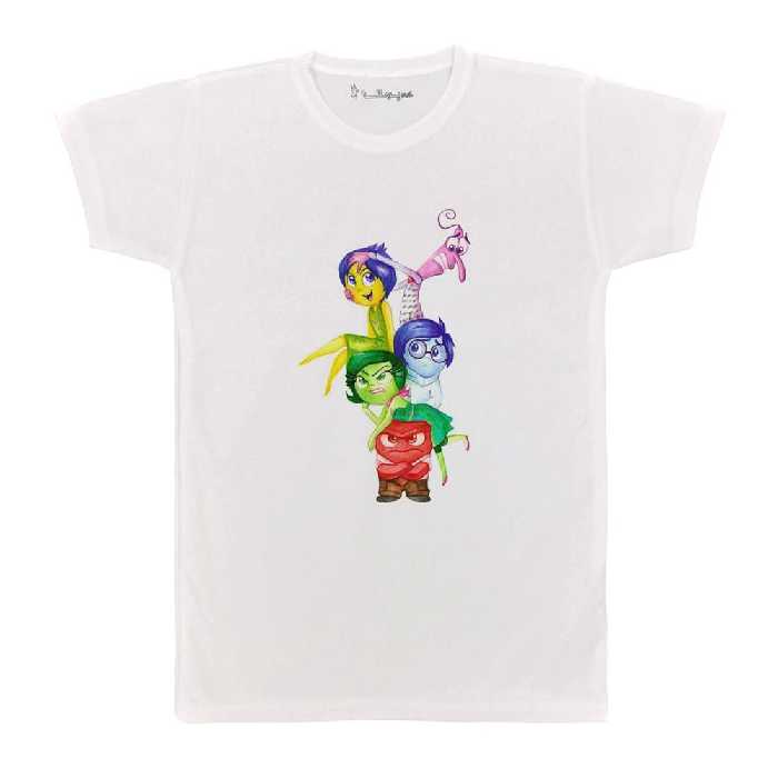 تی شرت بچگانه پرمانه طرح درون و بیرون کد pmt.4956