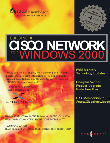 خرید و دانلود نسخه کامل کتاب Building a Cisco Network for Windows 2000