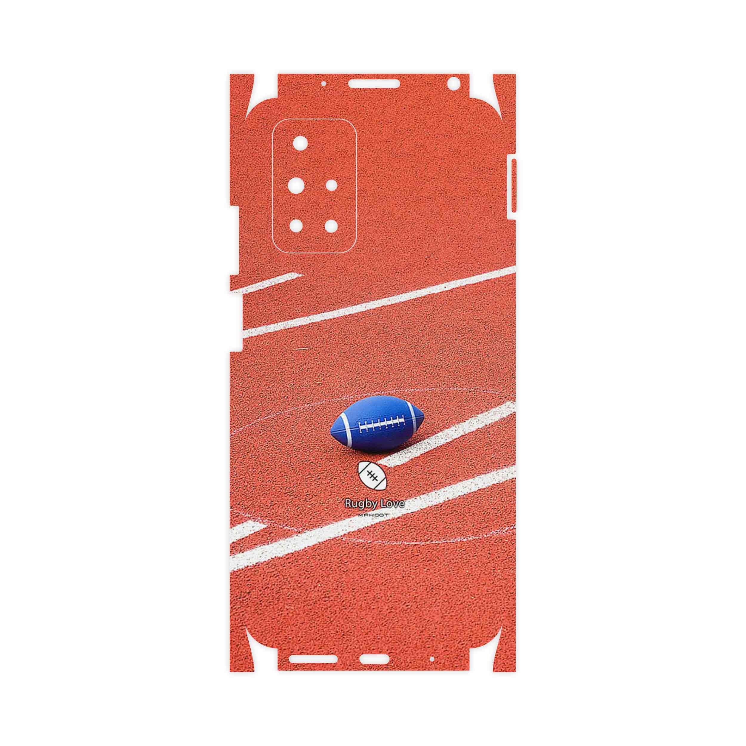 برچسب پوششی ماهوت مدل Rugby football-FullSkin مناسب برای گوشی موبایل شیائومی Redmi 10