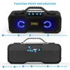اسپیکر بلوتوثی قابل حمل کیمیسو مدل Km-301