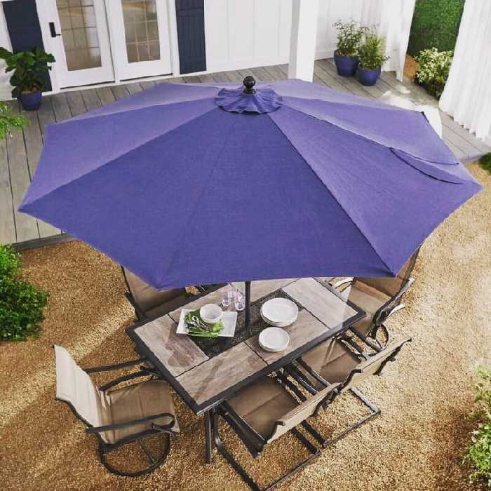 چتر پایه وسط فلزی سنگین