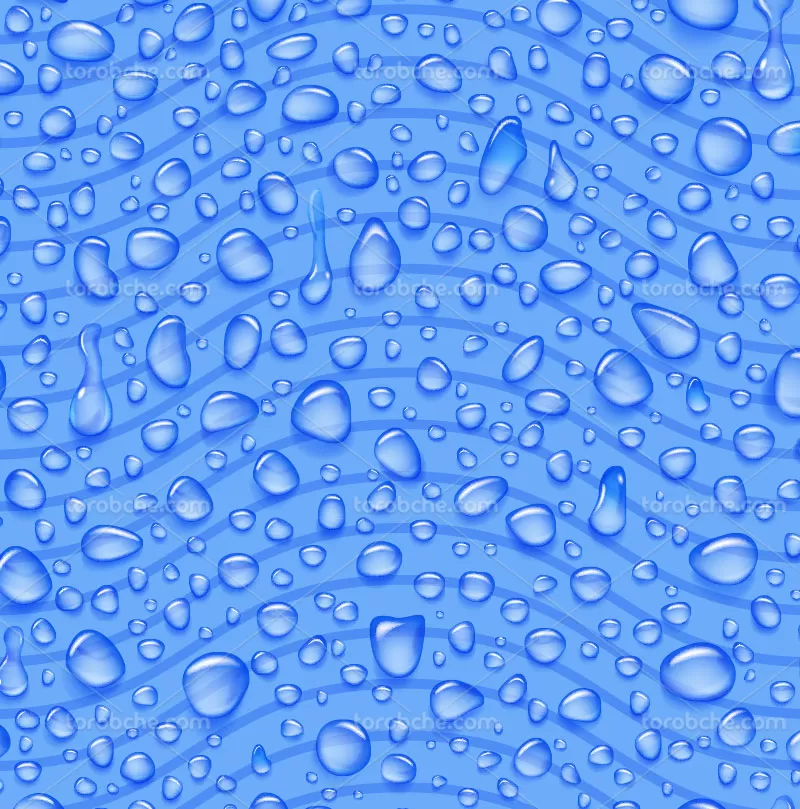 وکتور قطره های آب | گرافیک با طعم تربچه