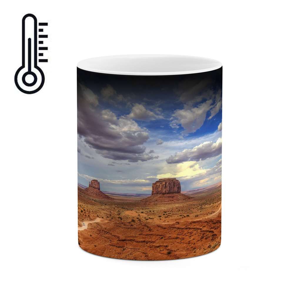 ماگ حرارتی کاکتی طرح منظره مدل mgh17808