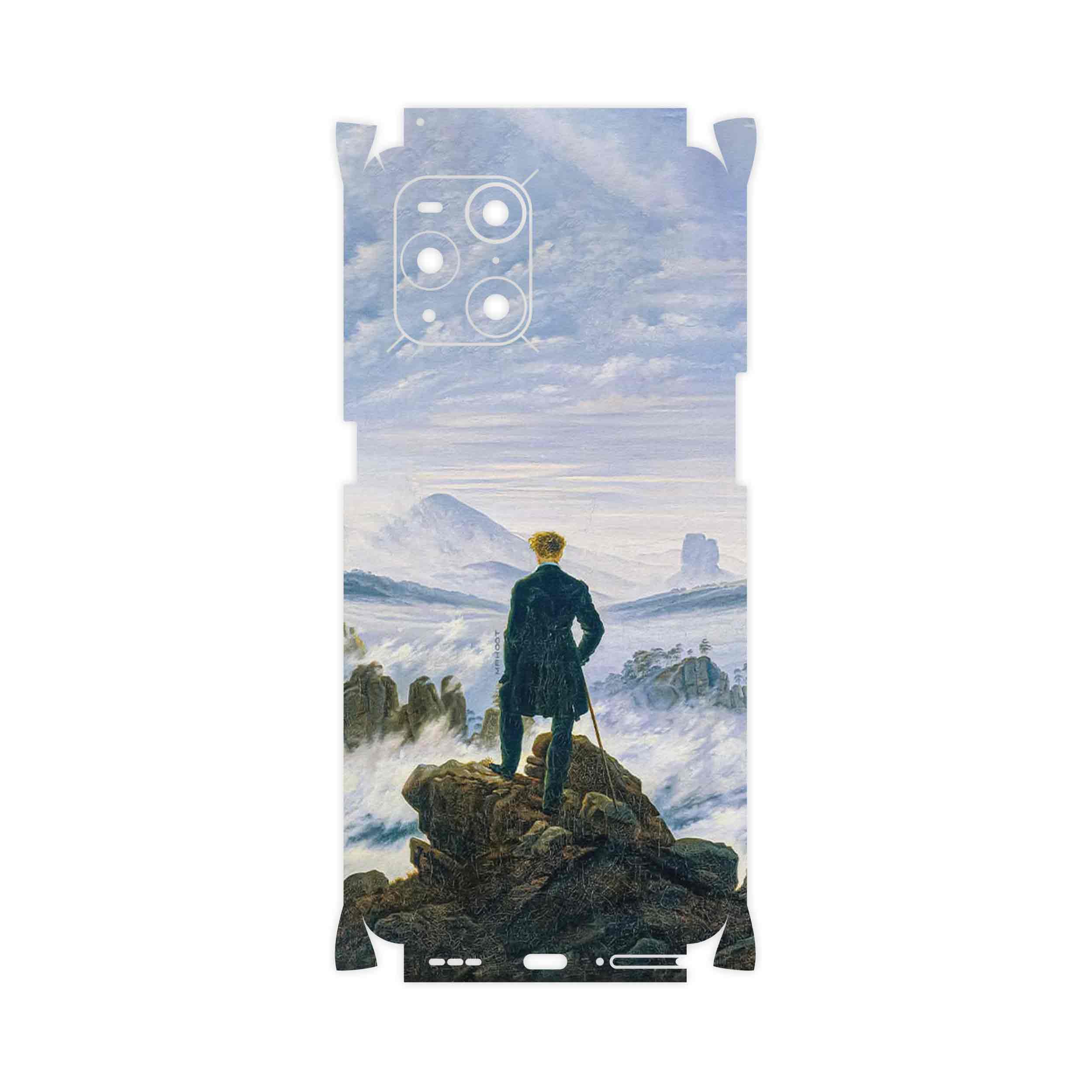 برچسب پوششی ماهوت مدل Wanderer above the Sea of Fog-FullSkin مناسب برای گوشی موبایل اپو Find X3 Pro