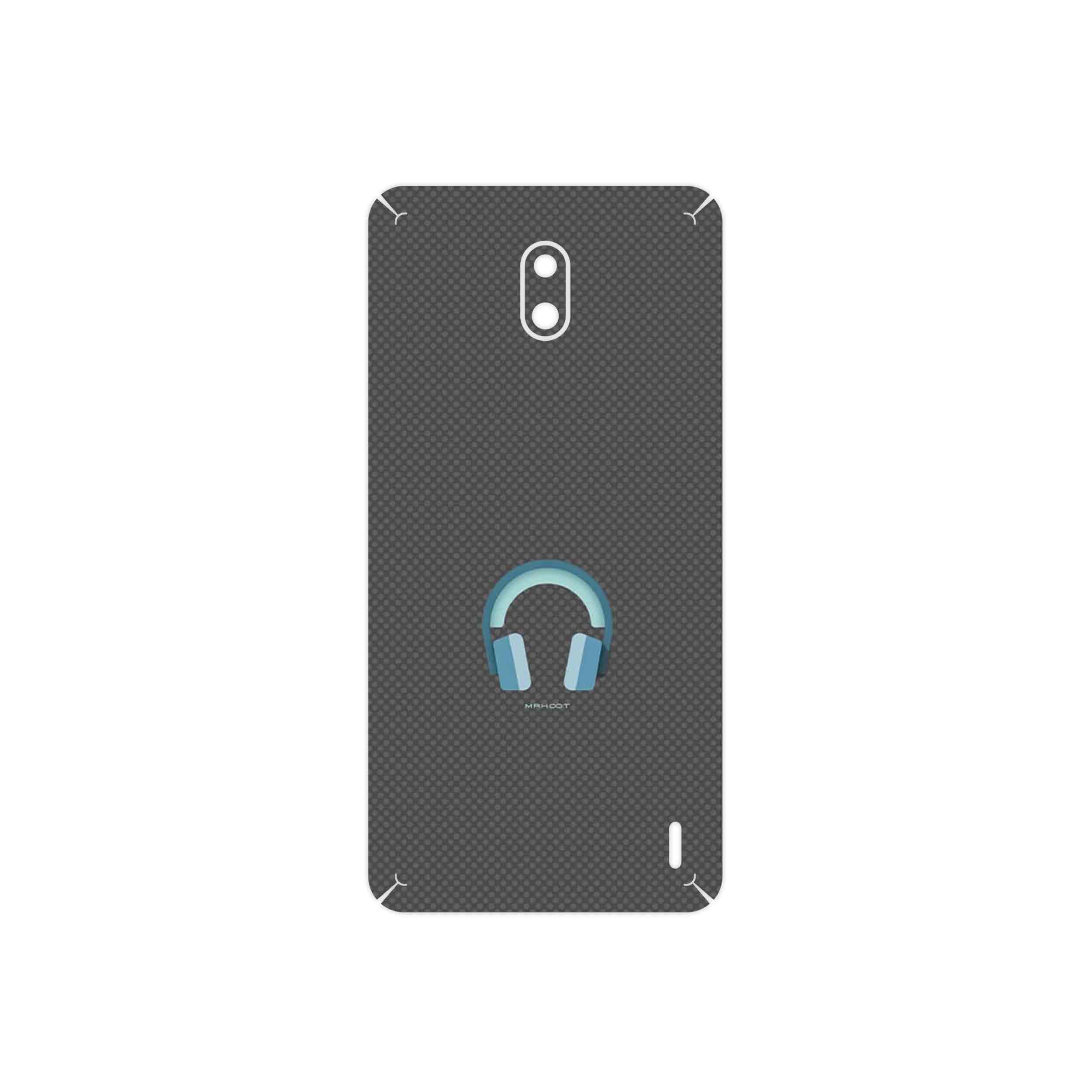 برچسب پوششی ماهوت مدل Minimal Headphone Icon مناسب برای گوشی موبایل نوکیا 2