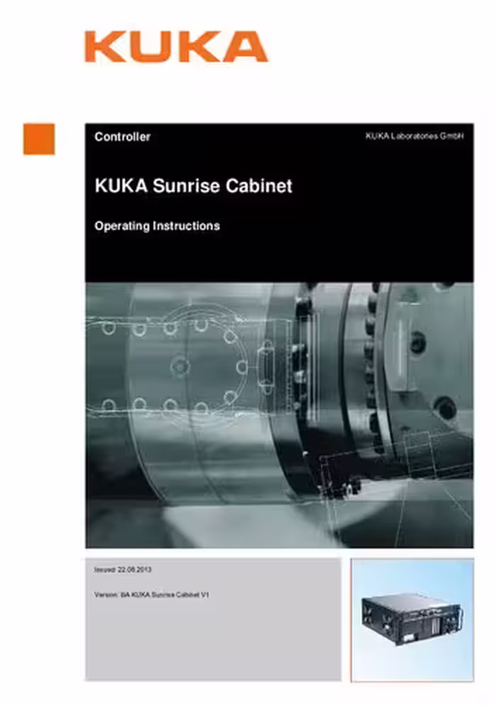 خرید و دانلود نسخه کامل کتاب KUKA Sunrise Cabinet