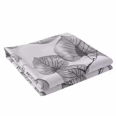 ملحفه مدل روانداز طرح برگینا یک نفره سایز 140×200 سانتی متر 