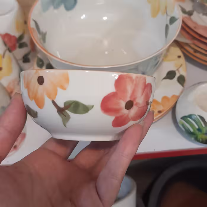 پیاله ماست خوری  6 عددی(پسکرایه)