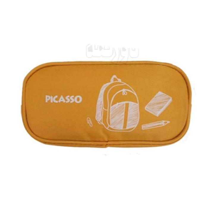 جامدادی پیکاسو دو زیپ کد E3/زرد