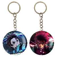 جاکلیدی خندالو مدل تانجیرو کامادو انیمه شیطان کش کد 1280812801 مجموعه 2 عددی