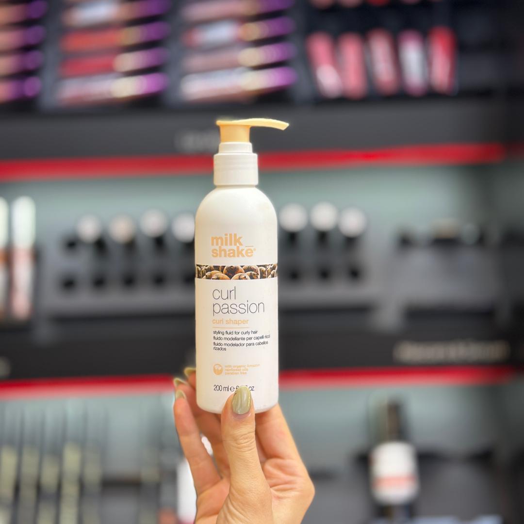ژل کرم استایلر موهای فر curl passion میلک شیک اصل