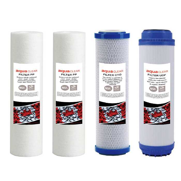 فیلتر تصفیه کننده آب آکوآ کلیر مدل REFILL - AC7M مجموعه 7 عددی