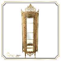 بوفه خم بزرگ گل رز تمام برنز 