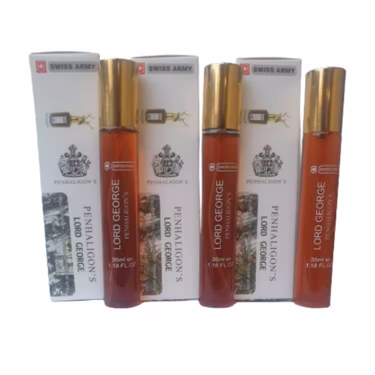 عطر جیبی مردانه سوئیس آرمی مدل پنهالیگونز تراژدی آف لرد جورج حجم 35 میلی لیتر مجموعه 3 عددی