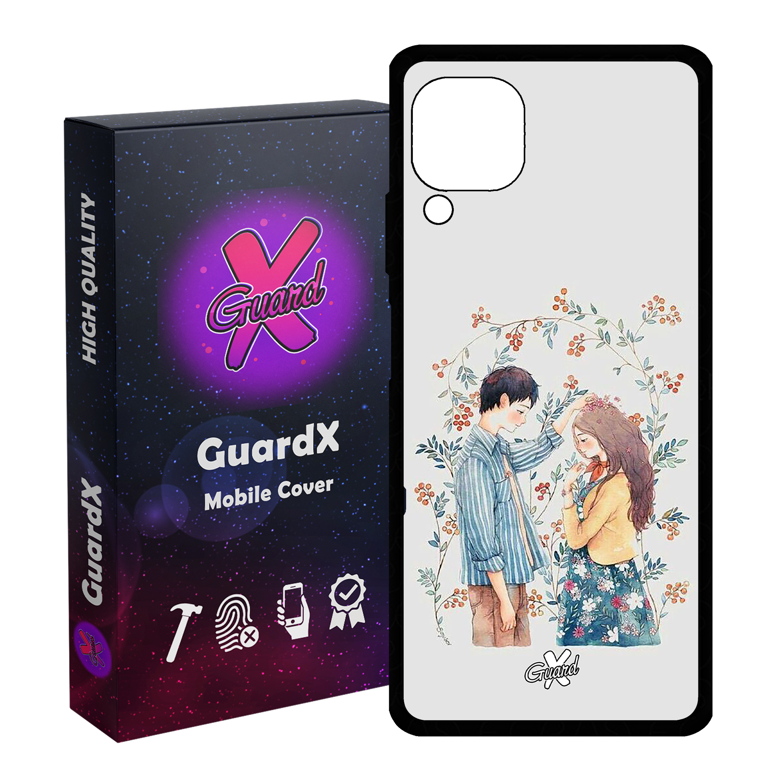 کاور گارد ایکس طرح Love مدل Glass10316 مناسب برای گوشی موبایل هوآوی Nova 7i / Nova 6 SE / P40 Lite