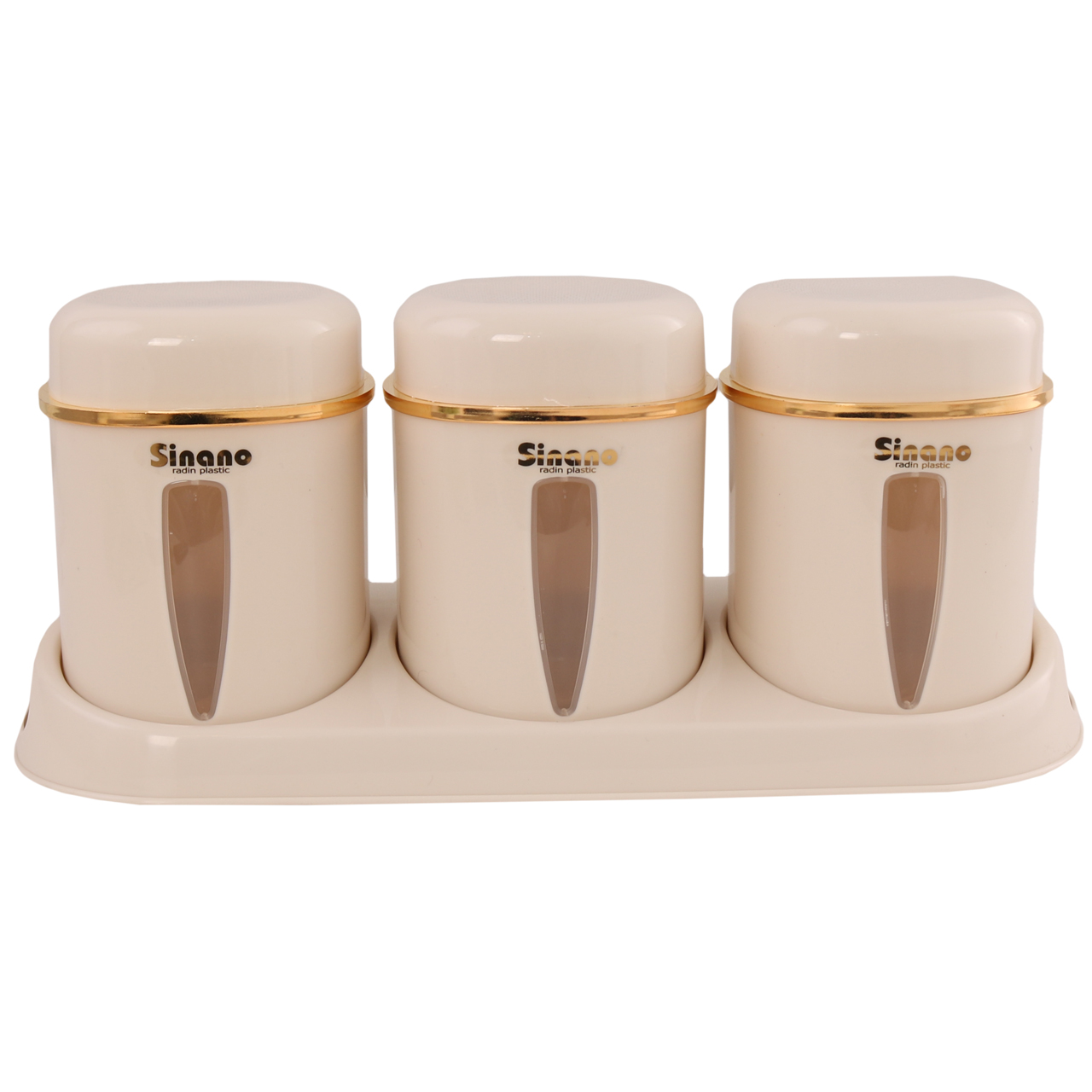  ست جای ادویه 3 پارچه سینانو مدل رادین کد SA-105536