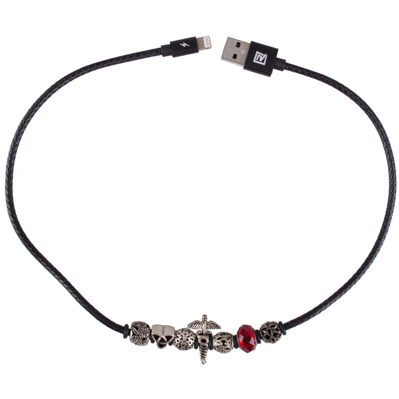 کابل تبدیل USB به لایتنینگ ریمکس مدل RC-058i Jewellery طول 0.5 متر