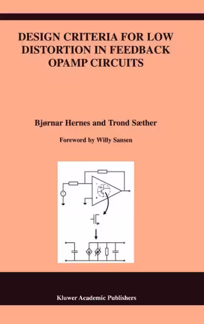 خرید و دانلود نسخه کامل کتاب Design Criteria for Low Distortion in Feedback Opamp Circuits (The International Series in Engineering and Computer Science)