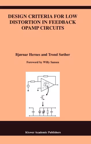 خرید و دانلود نسخه کامل کتاب Design Criteria for Low Distortion in Feedback Opamp Circuits (The International Series in Engineering and Computer Science)
