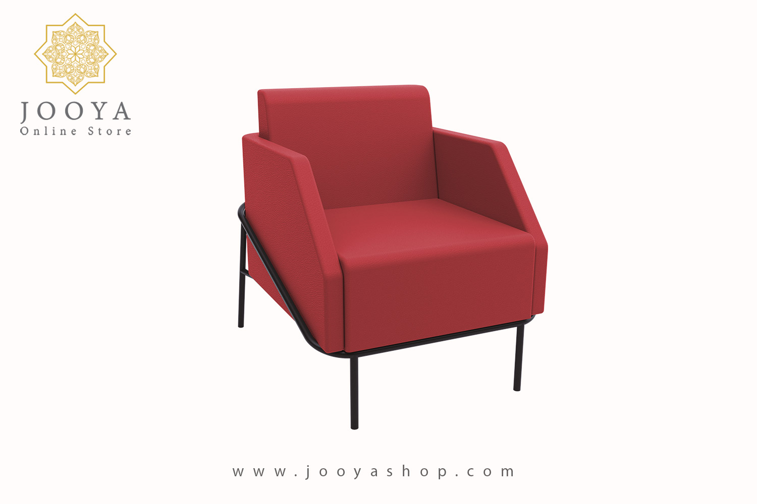 مبل تکنفره نظری مدل ویونا با روکش پارچه Single Seat