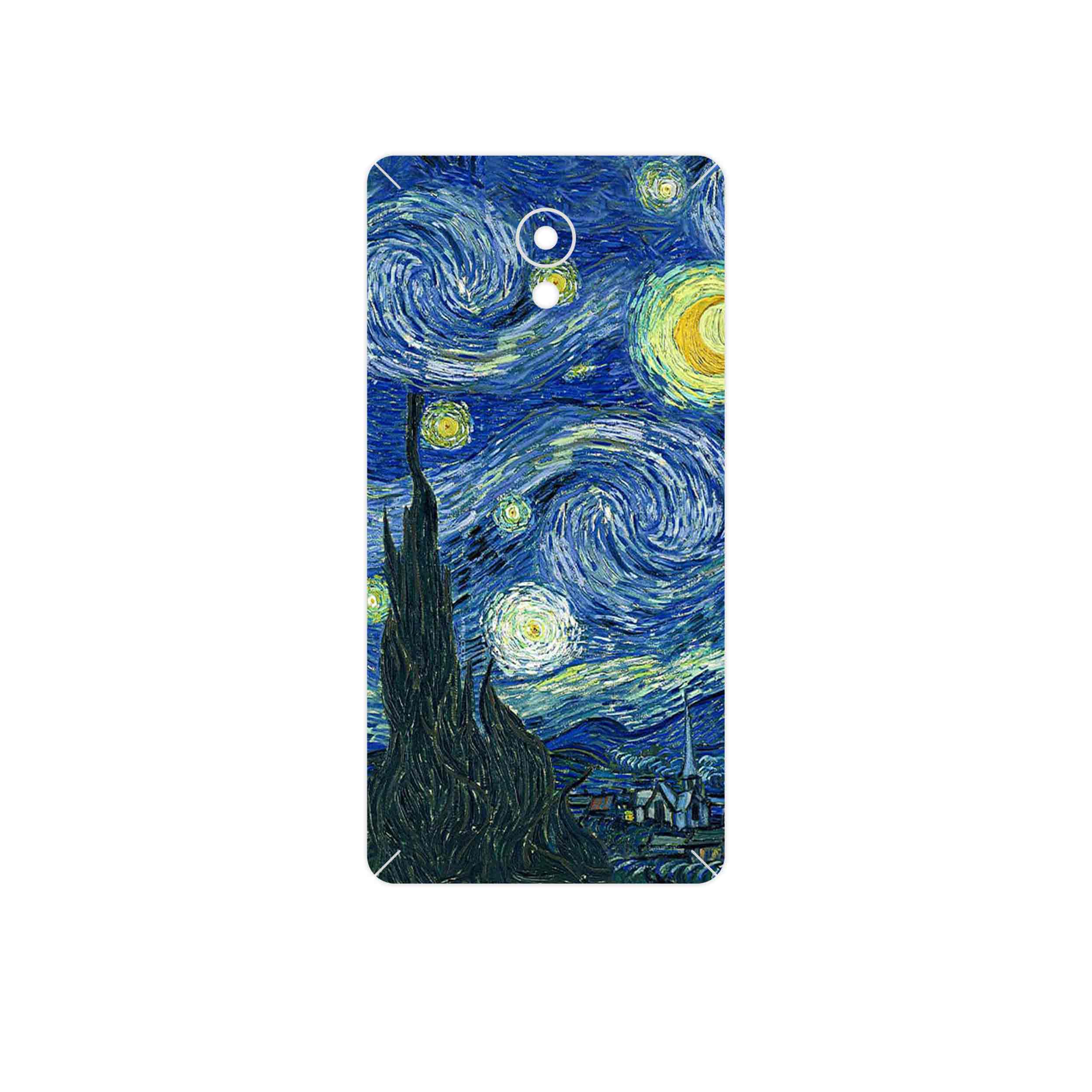 برچسب پوششی ماهوت مدل The Starry Night of van Gogh مناسب برای گوشی موبایل لنوو Vibe P2
