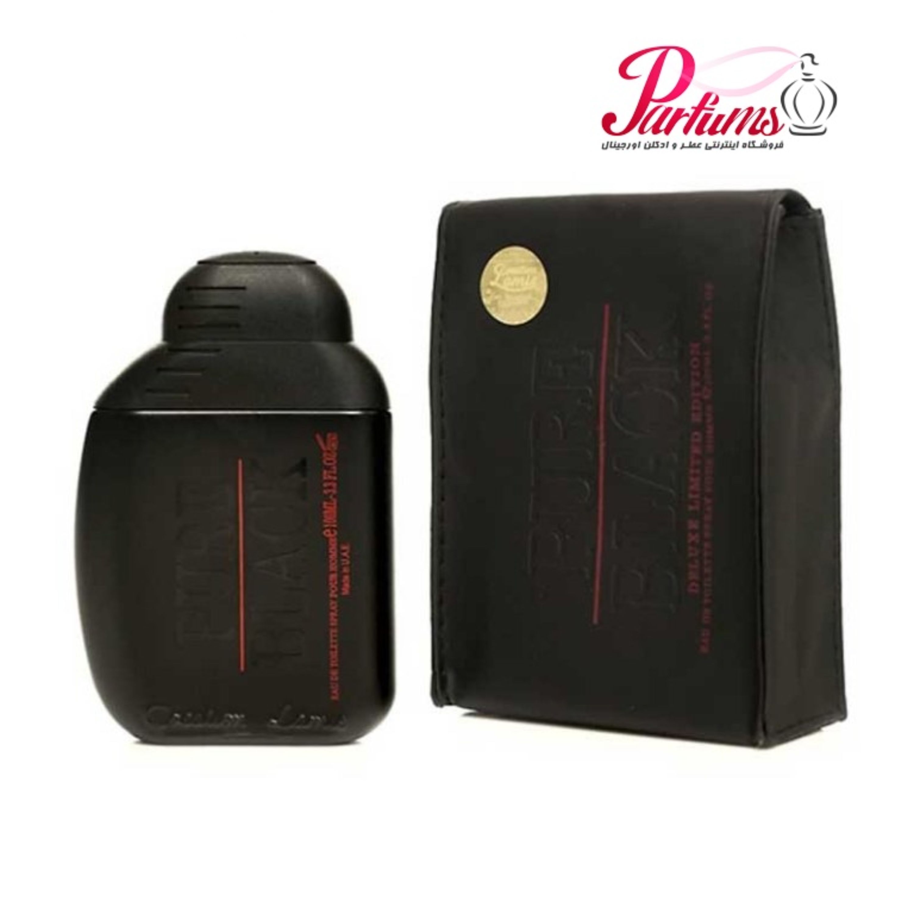 ادکلن مردانه کریشن لامیس مدل پور بلک Pure Black حجم 100 میلی لیتر ادوتویلت