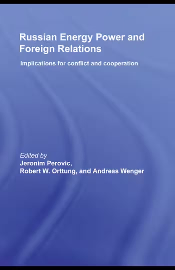 خرید و دانلود نسخه کامل کتاب Russian energy power and foreign relations: implications for conflcit and cooperation