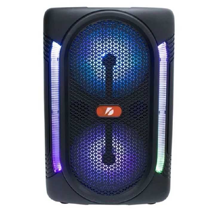 اسپیکر شارژی بیسیم 13 اینچ بی سیم مدل بلوتوثی حجم صدای بلند مناسب مجالس تا 100 نفر  دارای میکروفون بیسیم و ریموت