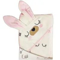 حوله چهارگوش کلاه دار خرگوش صورتی Mothercare