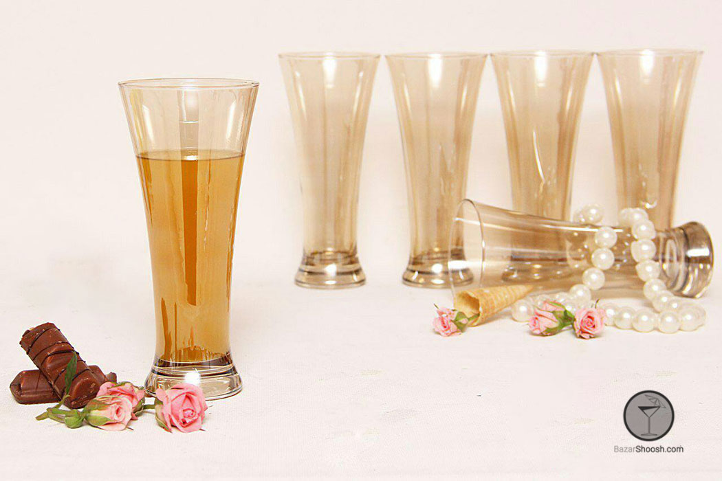 لیوان بلند پوب شیپوری شامپاینی پاشاباغچه کد 42199